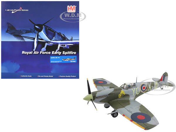 Supermarine Spitfire Mk Vb Fighter Aircraft EN921 Flying Officer Jack Sheppard No. 401 Squadron (1943) Royal Canadian Air For...