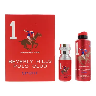 Beverly Hills Polo Club 1982 Sport Gift Set 1 Eau de Toilette 50 ml + Deodorant Spray 175 ml for Men