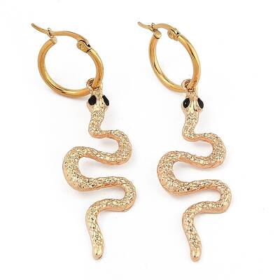 Alloy Hoop Earrings