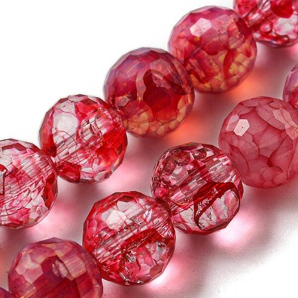 Baking Painted Glass Bead Strands