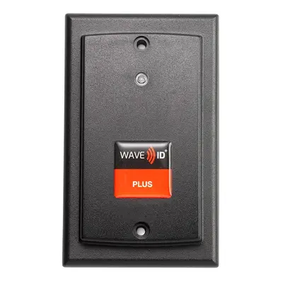 RDR-800W1BKU-C72 RF Ideas Wave ID Plus Keystroke V2 RFID Reader With Iclass Se/Seos Surface Mount 72-Inch USB Reader Black