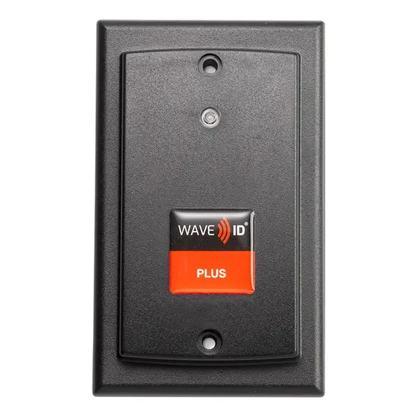 RDR-800W1BKU-C72 RF Ideas Wave ID Plus Keystroke V2 RFID Reader With Iclass Se/Seos Surface Mount 72-Inch USB Reader Black