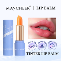 MAYCHEER  glossier lip balm, color-changing lipstick, pH transparent moisturizing lipstick, long-lasting nourishing moisturiz...