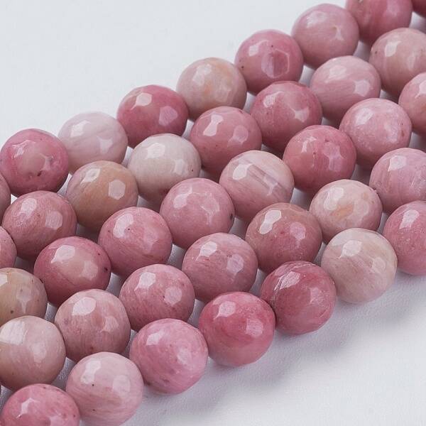 Natural Rhodochrosite Beads Strands