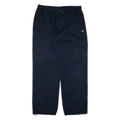 REEBOK Trousers Blue Loose Tapered Mens W36 L32