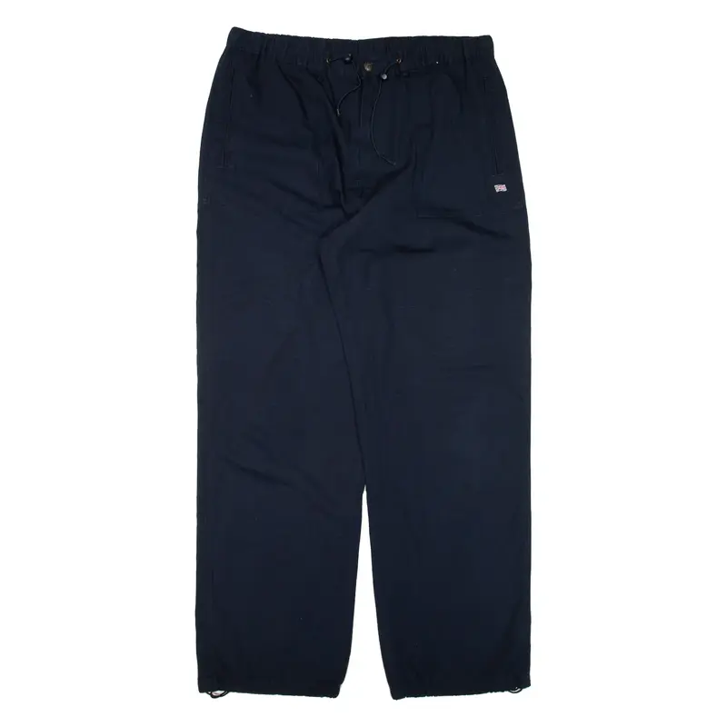 REEBOK Trousers Blue Loose Tapered Mens W36 L32