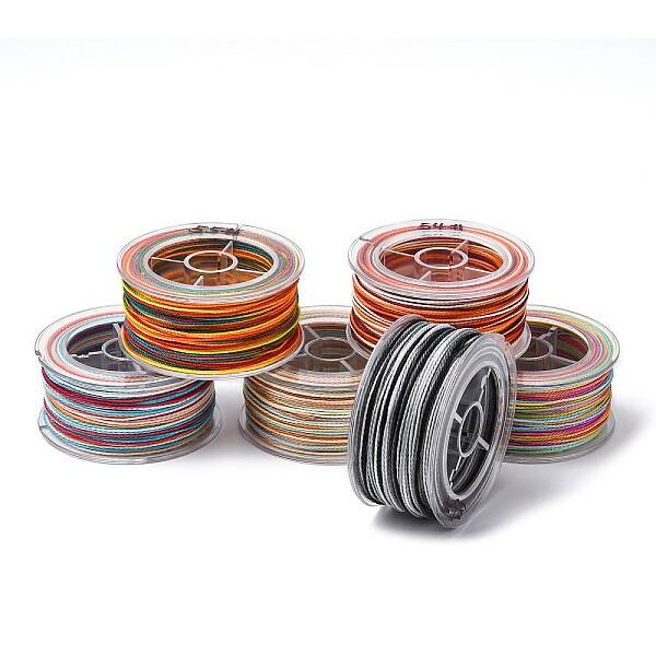 Segment Dyed Waxed Polyester Cord