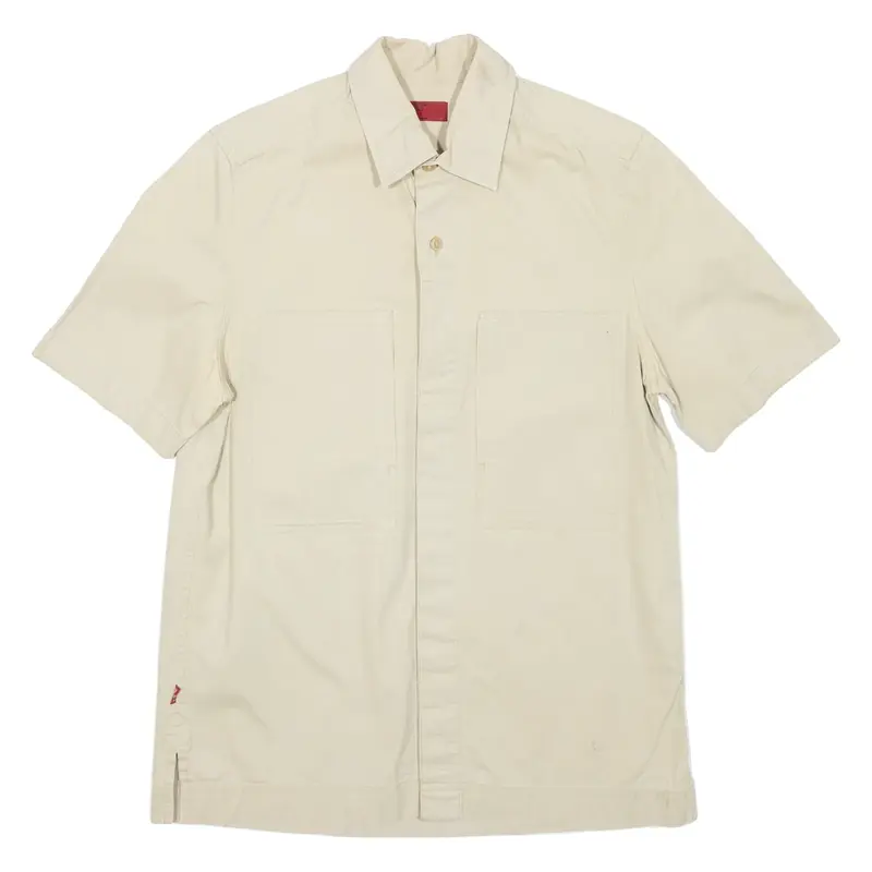 LEVI'S Mens Plain Shirt Beige S