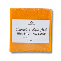 Ammoya Naturals Turmeric Kojic Soap for Gentle Skin Cleansing For Face and Body acnespots turmeric soap Turmerickojicacidsoap...