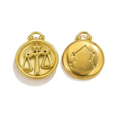 Real 18K Gold Plated Tone 304 Stainless Steel Pendants