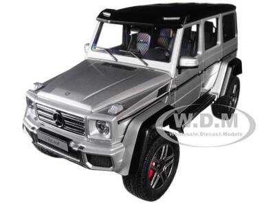 Mercedes Benz G500 4X4 2 Silver 1/18 Model Car by Autoart