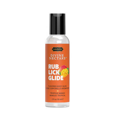 Divine Nectars Flavored Body Glide - Tropical Mango - 2 Fl. Oz./ 59ml