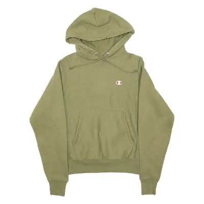 CHAMPION REVERSE WEAVE Mens Green Hoodie XS