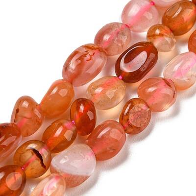 Natural Red Agate Beads Strands
