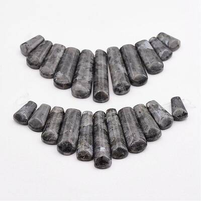 Natural Larvikite Beads Strands