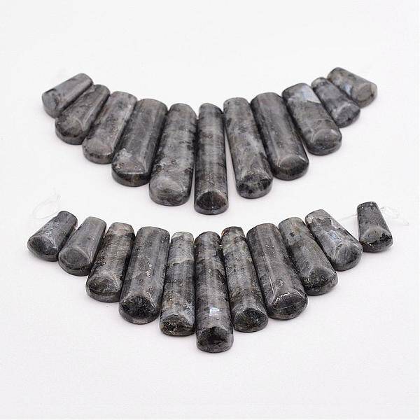 Natural Larvikite Beads Strands
