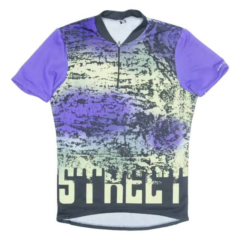 UVEX Bicycle Mens T-Shirt Purple 1/4 Zip M