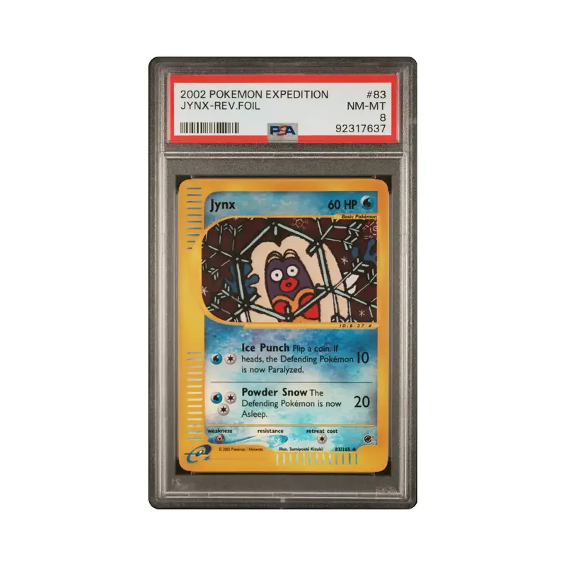 PSA 8 Jynx Reverse Holo 2002 Pokemon Expedition #83
