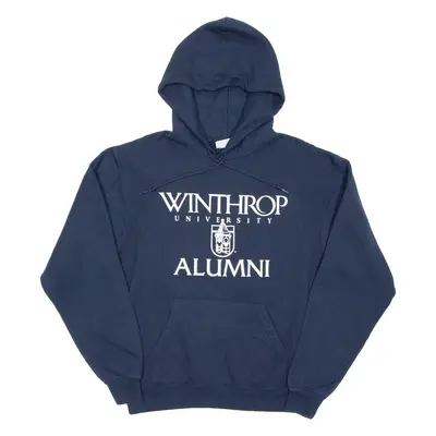 CHAMPION Winthrop University Mens Blue Hoodie USA S