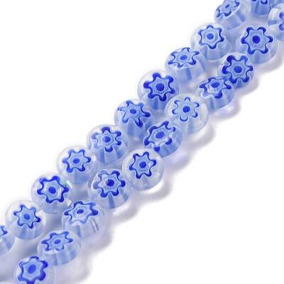 Handmade Millefiori Lampwork Beads Strands