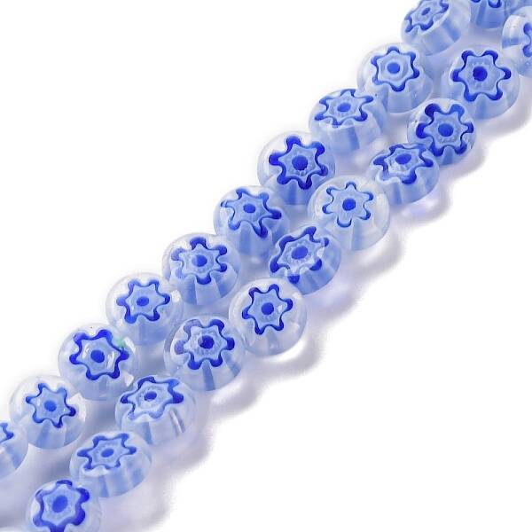 Handmade Millefiori Lampwork Beads Strands