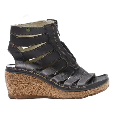 EL NATURALISTA Wedge Heels Black Synthetic Womens UK 4
