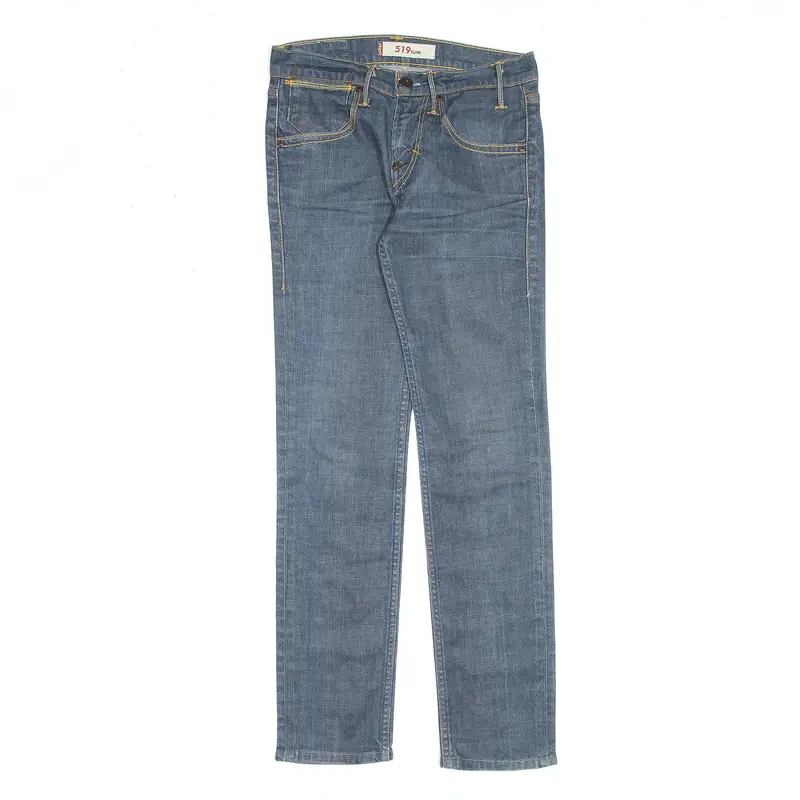 LEVI'S 519 Blue Denim Slim Skinny Jeans Mens W29 L32