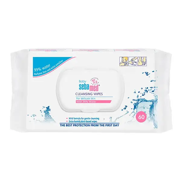 Salviettine struccanti per bambini Sebamed 60 unità