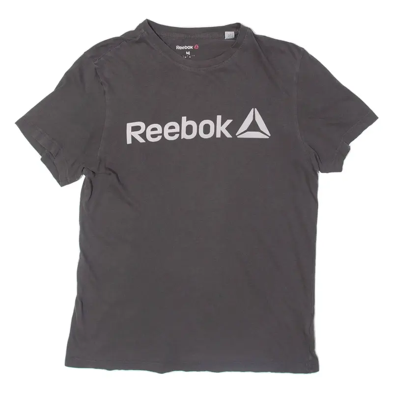 REEBOK Mens T-Shirt Black M