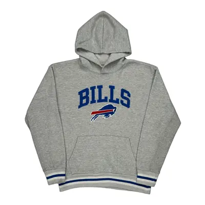 Buffalo Bills N.F.L. Team Apparel Nfl Hoodie - Medium Grey Cotton Blend