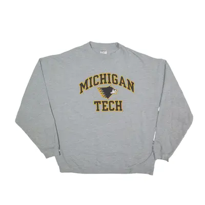 TCX APPAREL Michigan Tech Sweatshirt Grey Mens 2XL