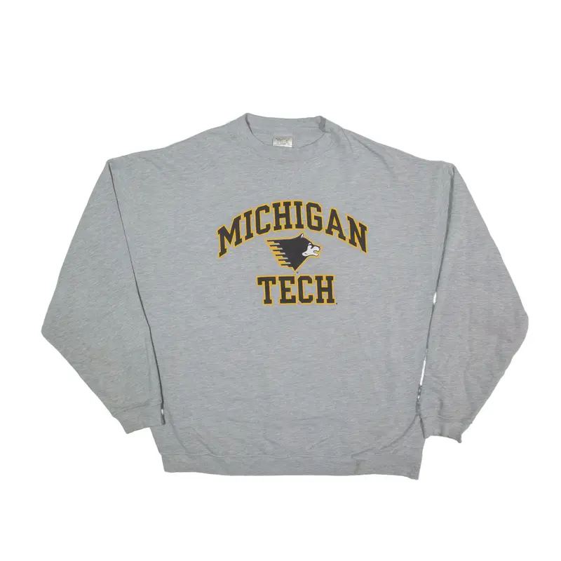 TCX APPAREL Michigan Tech Sweatshirt Grey Mens 2XL