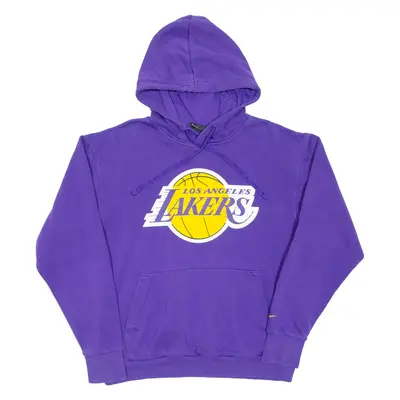 NIKE Los Angeles Lakers Mens Purple Hoodie USA M