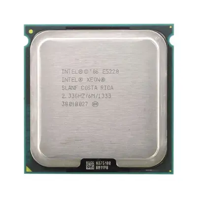 SLANF Intel Xeon E5220 Dual-Core 2.33GHz 1333MHz FSB 6MB L2 Cache Socket LGA771 Processor