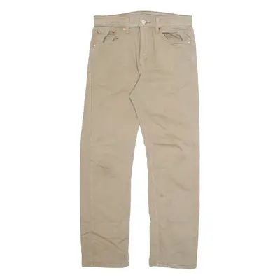 LEVI'S Mens Trousers Beige Regular Tapered W30 L30