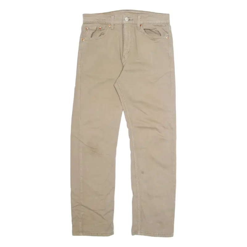 LEVI'S Mens Trousers Beige Regular Tapered W30 L30