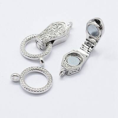 Brass Fold Over Magnetic Clasps