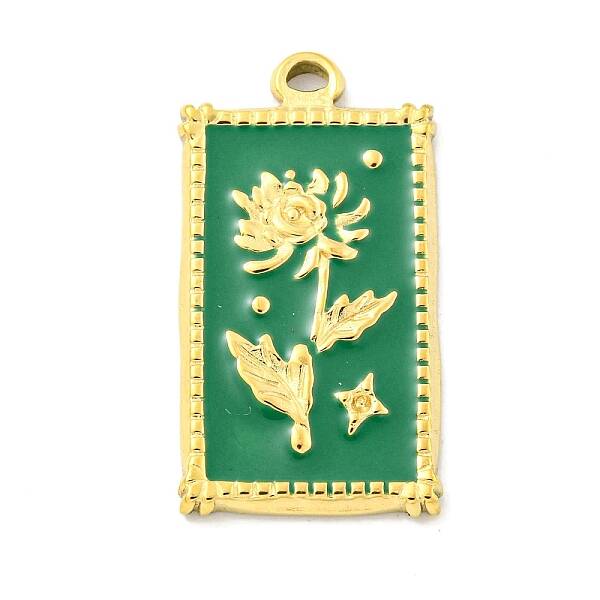 Real 18K Gold Plated PVD Vacuum Plating 304 Stainless Steel Pendants