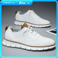 Men's Mesh Sneakers Oxfords Business Casual Walking Shoes Tennis Comfortable,Sporty Lightweight Breathable Running Shoes For ...