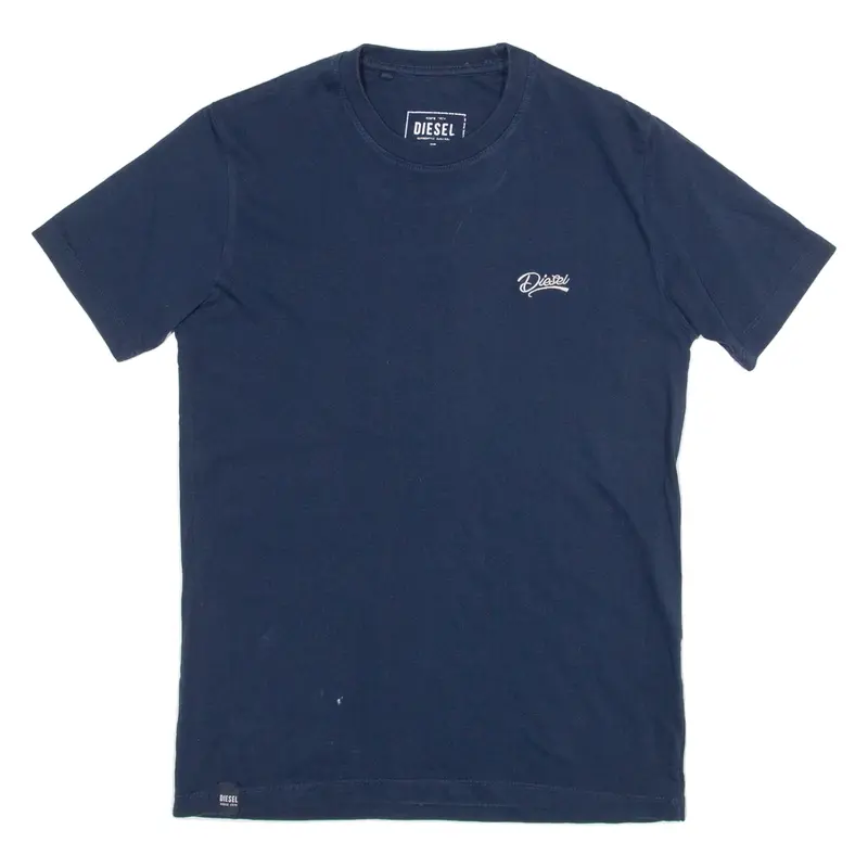 DIESEL Mens T-Shirt Blue XS