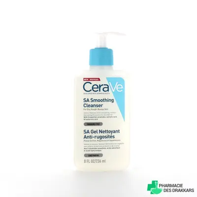 Cerave Body SA Cleansing Gel Sa Anti-Wrinkle Dry, Rough and Flaky Skin 2x473ml