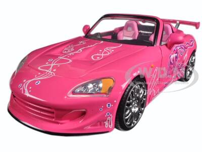 Sukis 2001 Honda S2000 Convertible Pink with Graphics \