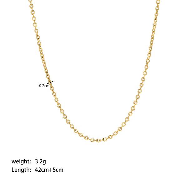 Stainless Steel Cable Chain Necklaces