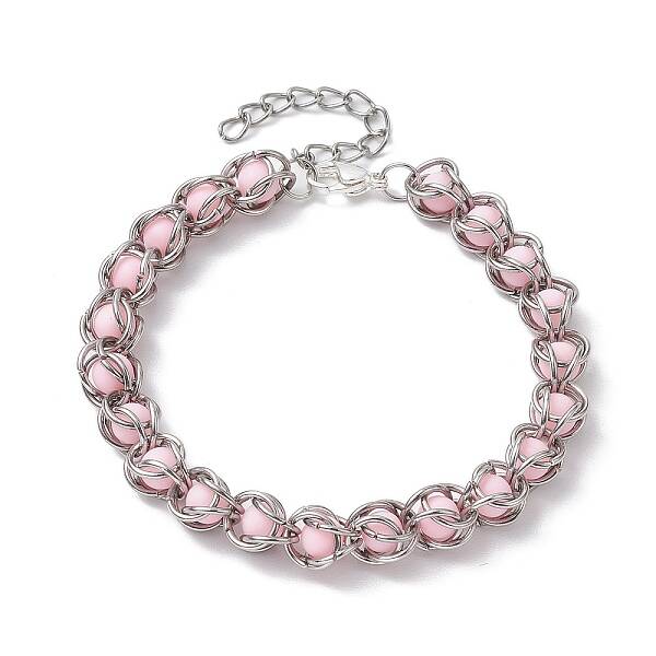 Opaque Acrylic Beaded Bracelets