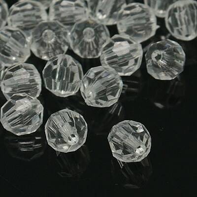 Transparent Acrylic Beads