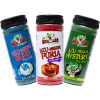 Azu-Mecha Bundle 3pk - Furia, Blue, Mystery - Snack Seasoning - Sr. Michelado - Bottle Flavor Spice powder