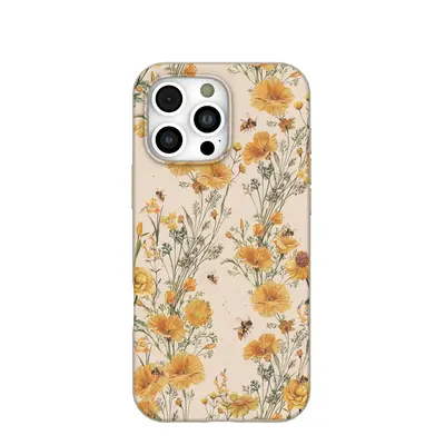Seashell Vintage Bee iPhone 16 Pro Max Case