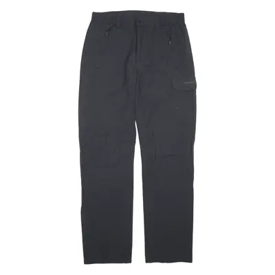 TREVOLUTION Trousers Black Relaxed Straight Womens W30 L31