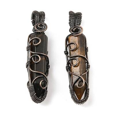 Natural Tiger Eye Pendants