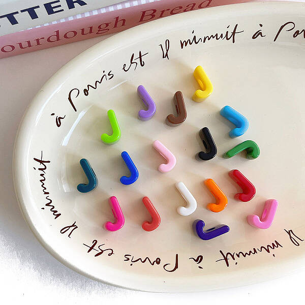 Opaque Acrylic European Beads